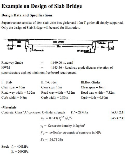 Example On Design Of Slab Bridge Free PDF