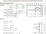 Flexible Diaphragm Design With Tension Rod Cross Bracing Spreadsheet