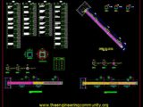 Bored Pile Layout and Section Details Autocad Drawing DWG