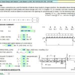 Composite Collector Beam Design With Seismic Loads Spreadsheet