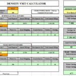 Density-VMT Calculator Spreadsheet