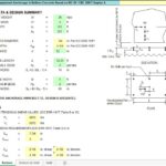 Design For Equipment Anchorage To Bottom Concrete Spreadsheet