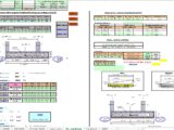 Design Of RC Eccentric Rectanular Combined Footing Spreadsheet