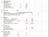 Design Of Wing Wall Spreadsheet