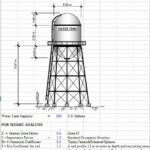 Elevated Water Tank Design Spreadsheet