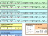 Flexible Duct Friction Loss Calculator Spreadsheet