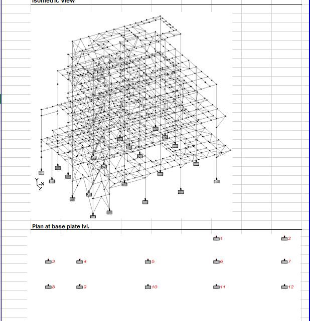 Full Steel Building Design Calculation Spreadsheet