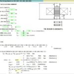 Wall Pier Design Spreadsheet