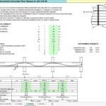 Design Of Post-Tensioned Concrete Floor Spreadsheet