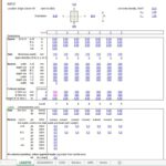 Column Load Take Down and Design Spreadsheet