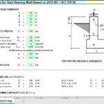 Footing Design For Stud Bearing Wall Spreadsheet