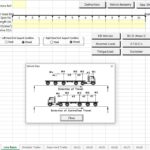 Line Beam Analysis for Moving Vehicle Loads to BS 5400, BD 21 and BD 86 Spreadsheet