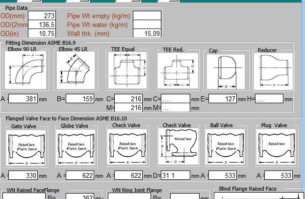 Pipe Calculator Spreadsheet