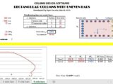 Rectangular Columns With Uneven Bars Design Spreadsheet