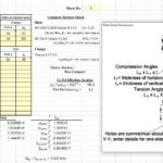 Riveted Plate Girder Section Properties Spreadsheet