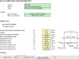 Tank Concrete Ring Wall Foundation Spreadsheet