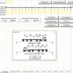 Line Beam Analysis for Moving Vehicle Loads to BS 5400, BD 21 and BD 86 Spreadsheet