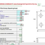 Pile Cap Design and Calculation Spreadsheet