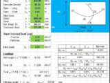 Design of Two Way Slab and ETABS Column Reaction Spreadsheet