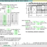 Perforated Shear Wall Design Spreadsheet