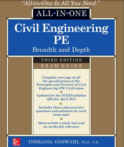 Civil Engineering PE Breadth and Depth PDF Book