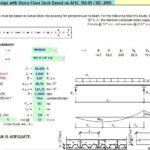 Composite Beam Design With Verco Floor Deck Spreadsheet