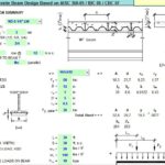 Enhanced Composite Beam Design Spreadsheet