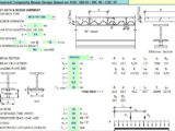 Enhanced Composite Beam Design Spreadsheet