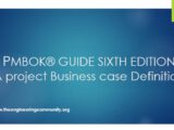 PMBOK® GUIDE SIXTH EDITION A project Business case Definition