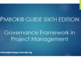 PMBOK® GUIDE SIXTH EDITION Governance Framework in Project Management