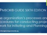 PMBOK® GUIDE SIXTH EDITION The organization’s processes and procedures for conducting project work for Initiating and Planning