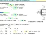 Seismic Bi-axial Moment Frame Design Spreadsheet
