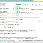 Seismic Design For Ordinary Concentrically Braces Frames Spreadsheet