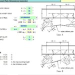 Middle Of Beam Gusset Plate Dimensions Generator Spreadsheet