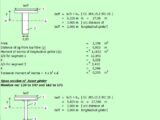 Calculation Of Section Properties Spreadsheet