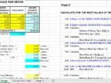 Hydraulic Ram Design Spreadsheet
