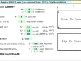 Two-Way Floor Design Using Cross-Laminatd Timber Spreadsheet