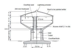 Reinforced concrete water tower