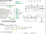 Non-Prismatic Composite Girder Design Spreadsheet