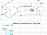 Angle Type Tension Fitting Calculation Spreadsheet