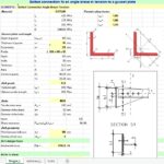 Bolted Connection For An Angle Brace In Tension To a Gusset Plate Spreadsheet