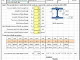 Built Beam-Weld Design Spreadsheet