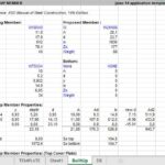 Built-Up Member Design and Calculation Spreadsheet