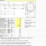 Calculation Of Maximum Distance Between Supports In A Continuous Line Spreadsheet