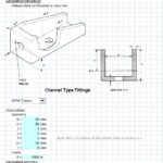 Channel Type Tension Fitting Spreadsheet