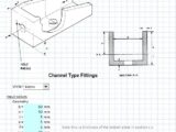 Channel Type Tension Fitting Spreadsheet