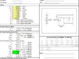 Coped W-Beam Seat Calculation Spreadsheet