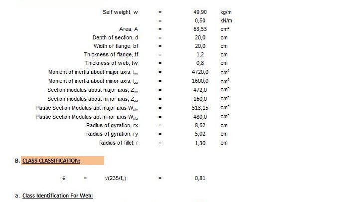 Design Of Monorail In Offshore Industry Spreadsheet