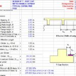 Design Of T-Bent CAP Spreadsheet