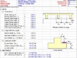 Design Of T-Bent CAP Spreadsheet